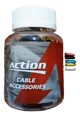 Ashima Terminal Cable Ashima Action Mix Colores X 500 Unidades 0