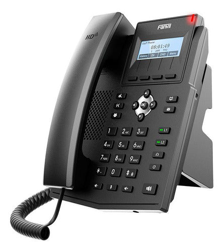 Telefone Ip X1s 2 Linhas Sip Fast Ethernet Sem Poe Com Fonte 0