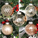 Bstdecor 30 Elegant Christmas Tree Balls 60mm - Champagne 5