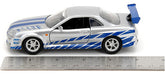 Coche Nissan Skyline Gt-r En Plata/azul, 12,7 Cm De Largo 6