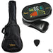 Valencia Superior Acoustic Guitar + Reinforced Case Advanced Tuner 7