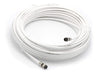 Pevi Cable Rg6 Coaxial 10 Meters Armado Tv Tda White or Black 0