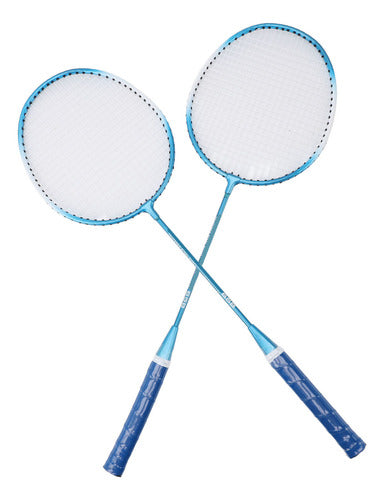 Conjunto Profissional De Raquetes De Badminton Com Área Aume 6