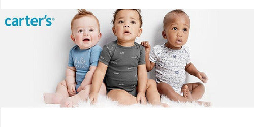 Carter's Pack of 4 Baby Boy Bodysuits Various Original Designs 5