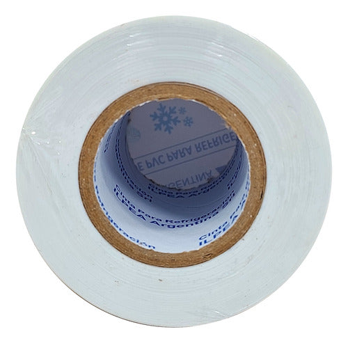 Ilpea White PVC Adhesive Tape for Refrigeration 7.2cm x 20m 1