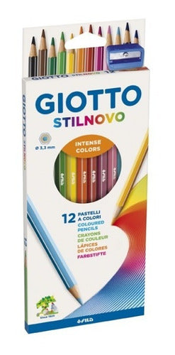 Giotto Color Pencils Stilnovo X12 Long 257600 Rayuela 0