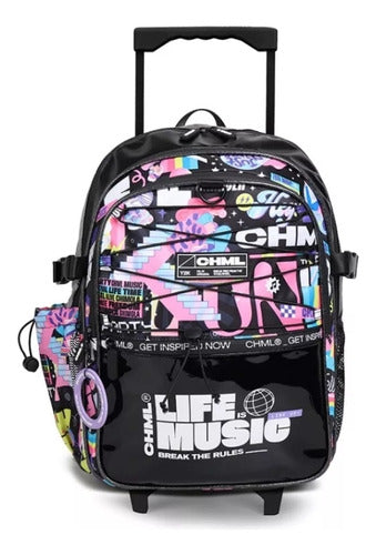 Backpack with Cart Life Is Music Chimola School (1207781) 0
