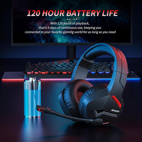 Auriculares Juego Inalámbricos Bluetooth Microfono Gaming 4