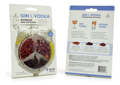 Set of 6 Botanicals + Dehydrated Citrus and Tonics for Gin Tonic 1