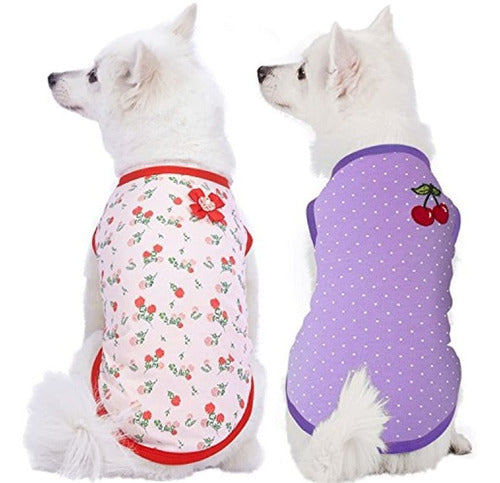 Blueberry Pet Soft Cotton Blend Dog T-Shirts 0