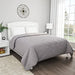 Lavish Home Grey Quilt for Double Size Beds 0