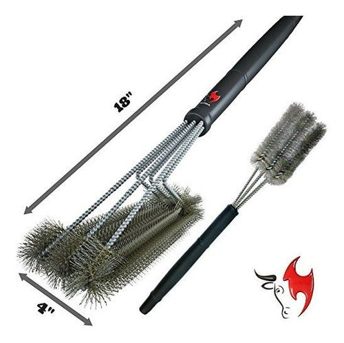 Kona 360 ° Clean Grill Brush 18 Best BBQ Grill Brush Stainl 2