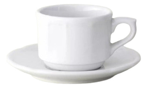 Taza Pocillo Cafe 90 Cc + Plato Royal Porcelain 3200 G 0