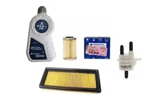 Kit Filtros + Aceite Bajaj Rouser Ns 200 Original Gb Motos ! 0