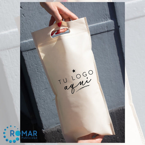 300 Customized Non-Woven Bags 20x40x10 with 1 Color Printing on Both Sides 3
