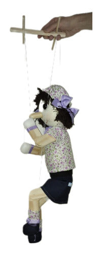 Pin8 Pinocha Marioneta 70 Cm Madera Y Tela Didactikids 1