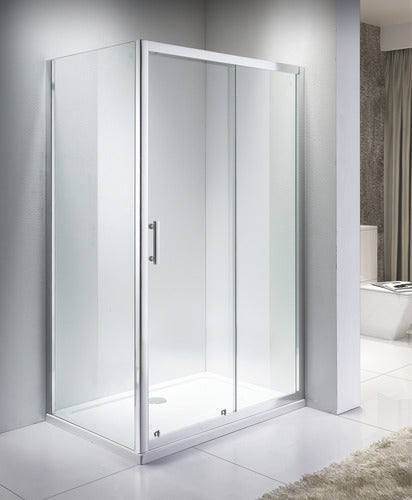 Lhermetique Castle Corner Straight Shower Screen 700x1500x1900mm 1