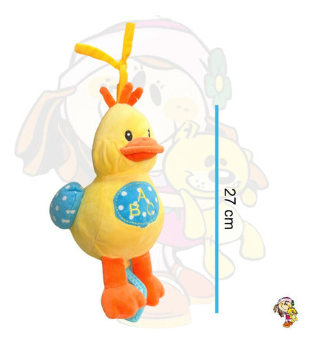 Importado Tws Colorful Plush Musical Duck ABC Letters 3