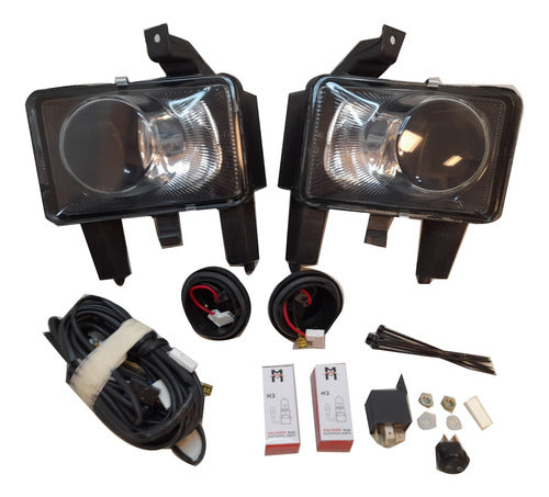Complete Auxiliary Lights Kit Chevrolet Agile 2009 to 2013 0