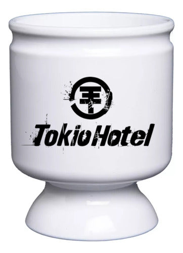 Customized Polymer Mate Set with Tokio Hotel Logo Image Souvenir 0