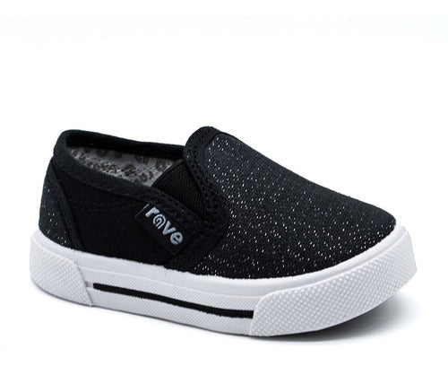 Girls' Urban Rave Glitter Sparkle Slip-on Sneakers 073 5