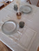 Mrs. Olson Pack of 2 Table Place Mats + 2 Natural Tusor Napkins 1