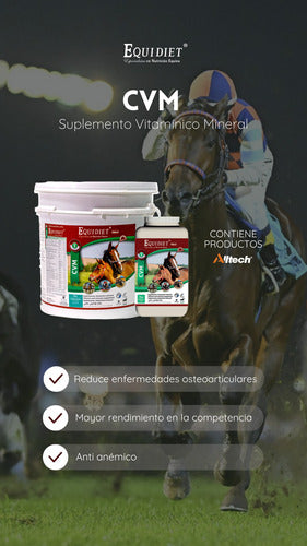 EQUIDIET Vitaminas Minerales Probioticos Caballos CVM 3 Kg 1