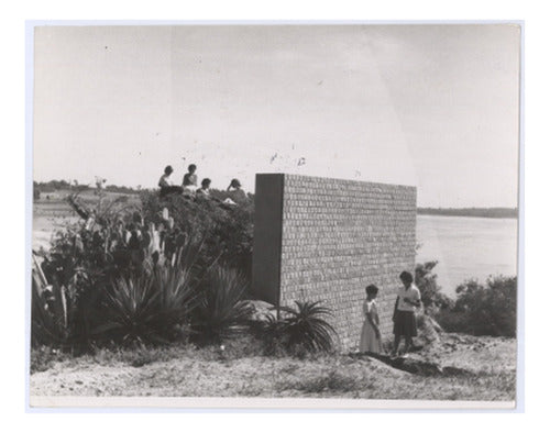 Salto - Muro De Garcia Lorca En Año 1960 - Lámina 45x30 Cm. 0