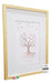 Black Back Fingerprint Tree Canvas 50x70 + 2 Wedding & 15th Birthday Stamps 0