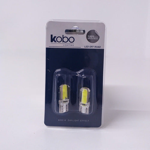 Kobo LED Position Light T10 W5W Silicone White (Set of 2) 1