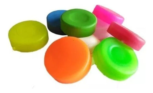 Moma 200 Plastic Silicone Bottle Caps Various Colors 0