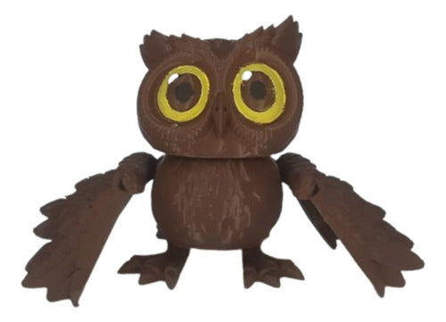 Tercera Dimensión Flexible Articulated Owl 3D Toy 0