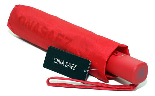 Ona Saez Original Short Unisex Automatic Opening Umbrella 0