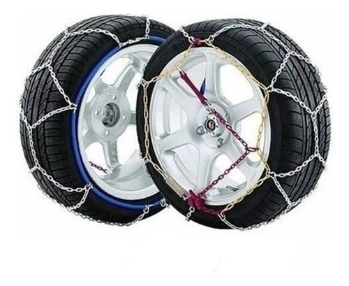 Car Snow Chain 12mm KN90 225/60-14 for Auto 0