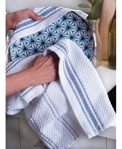 LUJAIM Premium Kitchen Towels, Large (20x30) Toa 1