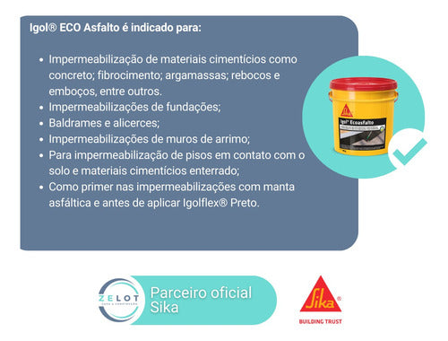 Igol Eco Asfalto Sika - 18l 3