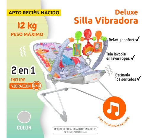 Vibrating Rocking Chair with Toys 23