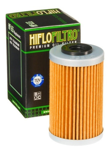 Hiflofiltro Filtro De Aceite HF655 KTM 250 450 500 690 0