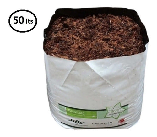 Jiffy Sustrato Jiffy Easy Fill Bag Fibra Coco Prensada 50 Litros 1