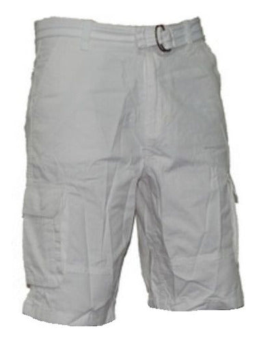 Cargo Shorts with Ripstop Belt - Jeans710 2