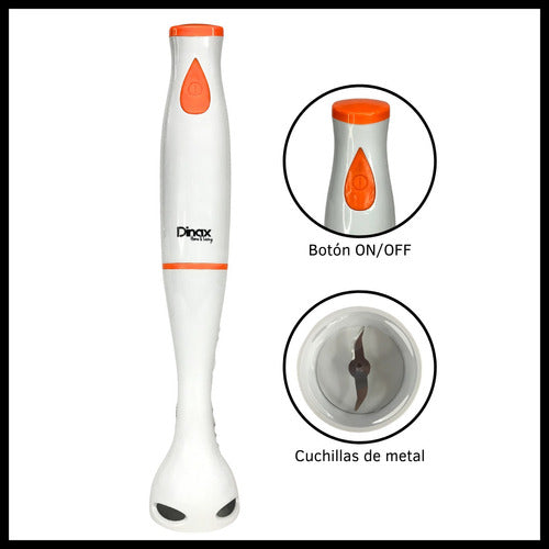 Hand Blender with Measuring Cup Dinax Mini Pimer 3