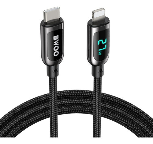 Bwoo Cable De Datos Y Carga Usb-c A Lightning 27W 0