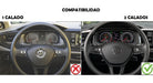 Aplique Volante Gris Vw Nivus Golf Virtus T-cross Comandos 5