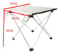 Folding Square Aluminum Table with Cover for Camping Fishing Beach 2