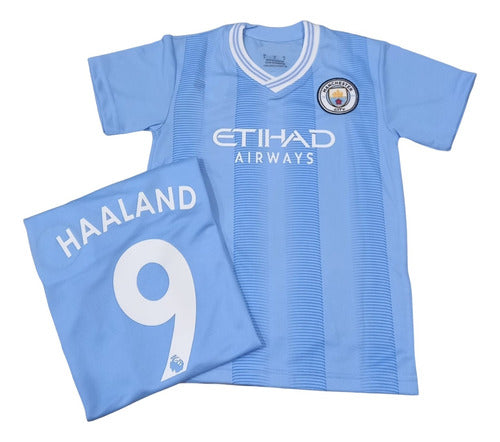 Manchester City Shirt - Alvarez Haaland + Short 1