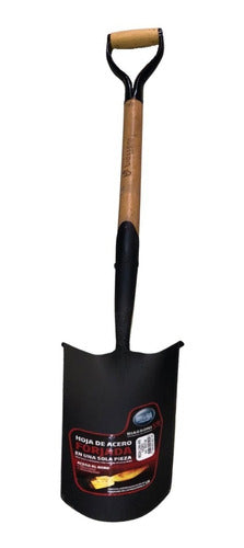 Biassoni Short Handle Pointed Shovel 0