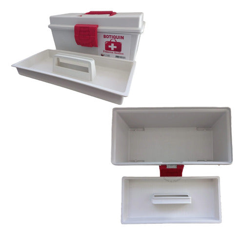 Kasse First Aid Kit Box with Removable Tray 13'' 1