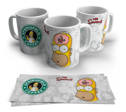 Plantillas Para Sublimar Tazas Los Simpsons 7