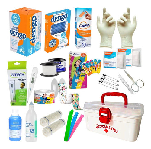 Kit Primeiros Socorros Para Emergência - Família -c/ Tesoura 0