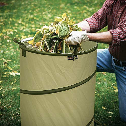 Fiskars Foldable Kangaroo Gardening Bag, 30 Gallons 1